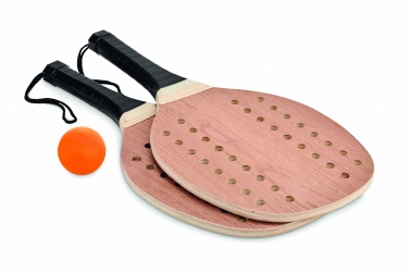 Logo trade promotional items image of: Rosewood beach tennis set