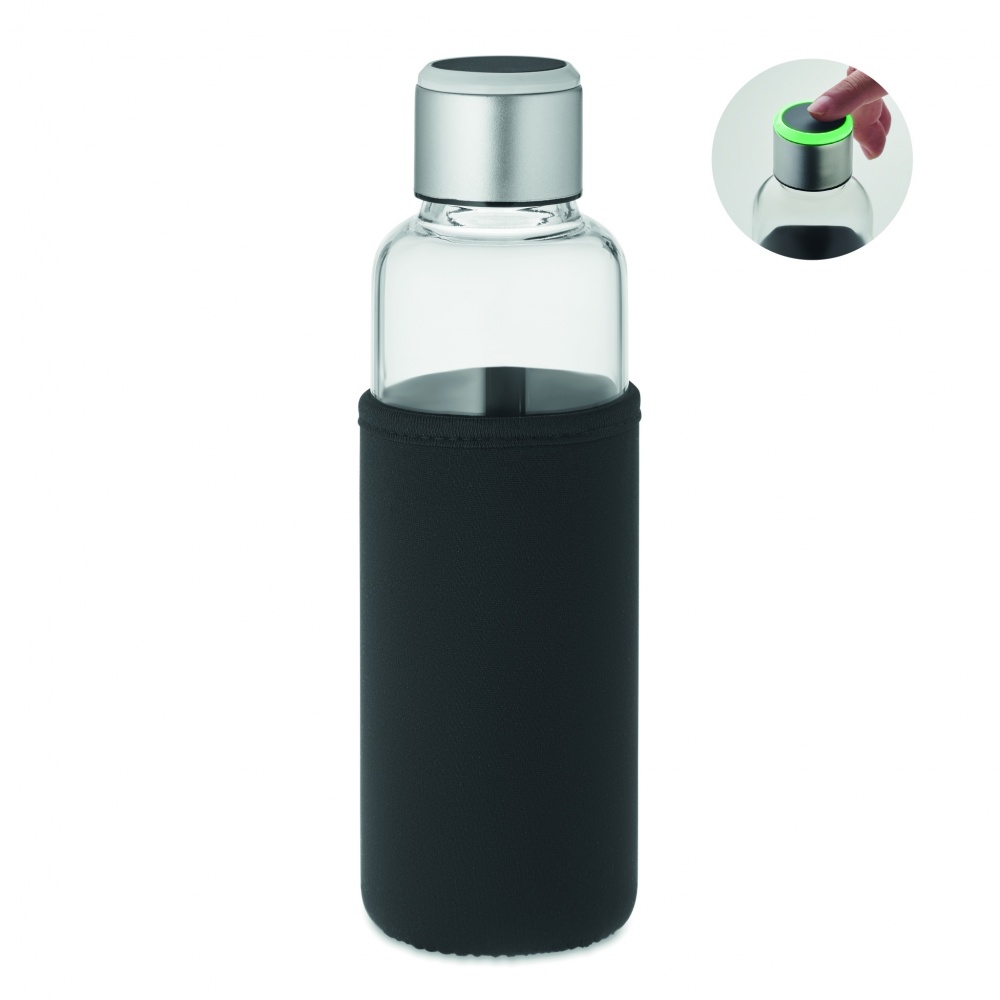 Logo trade promotional giveaway photo of: Glass bottle sensor reminder