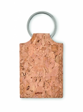 Logotrade promotional gifts photo of: Rectangular cork key ring Imatra