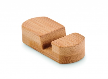 Logotrade promotional item image of: Mini bamboo phone stand