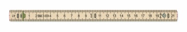 Logo trade advertising products picture of: Carpenter ruler in wood 2m