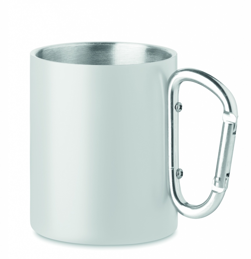 Logotrade corporate gift image of: Metal mug and carabiner handle