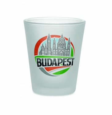 Logo trade promotional merchandise picture of: Sublimation shot glass 44ml