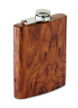 Slim hip flask 190 ml, Brown