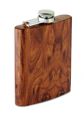 Logo trade advertising products picture of: Slim hip flask 190 ml