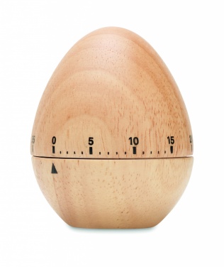 Logo trade promotional giveaways image of: Pine wood egg timer