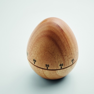 Logo trade promotional gifts image of: Pine wood egg timer