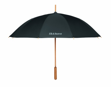 Logo trade promotional gifts image of: 23,5 inch RPET/bamboo umbrella