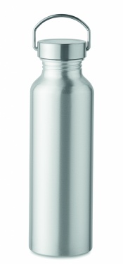 Logo trade promotional giveaways picture of: Recycled aluminum bottle 500 ml with a stainless steel handle cap