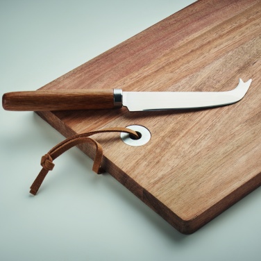 Logotrade business gift image of: Acacia wood cheese board set Hannover