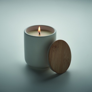 Logotrade promotional item picture of: Plant based wax candle 200 gr