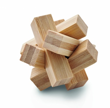 Logotrade promotional items photo of: Bamboo brain teaser star shape