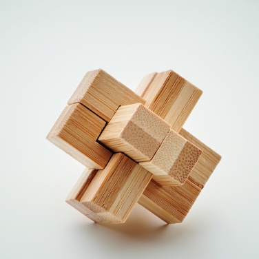 Logo trade promotional items picture of: Bamboo brain teaser puzzle