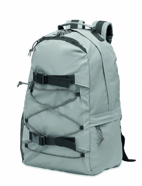 Logo trade advertising product photo of: High reflective backpack 190T