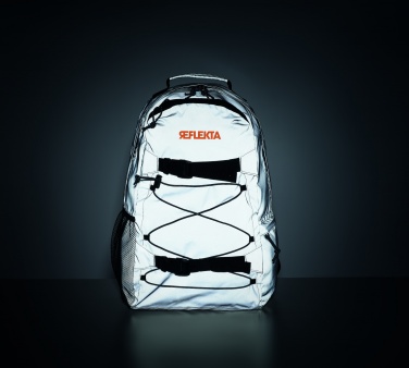 Logo trade advertising products image of: High reflective backpack 190T