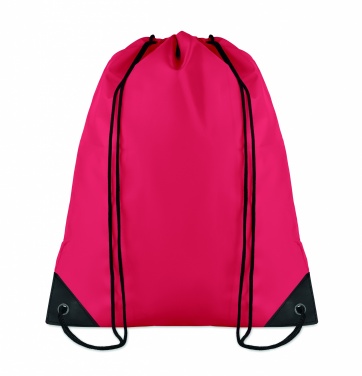 Logo trade promotional merchandise picture of: 190T Polyester drawstring bag