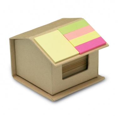 Logo trade promotional gifts image of: Memo/sticky notes pad recycled