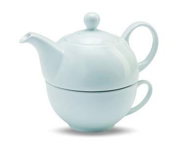 Logo trade corporate gifts image of: Teapot and cup set 400 ml