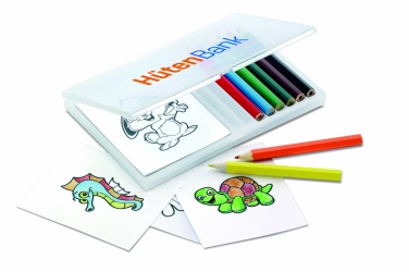 Logotrade promotional product picture of: Wooden pencil colouring set