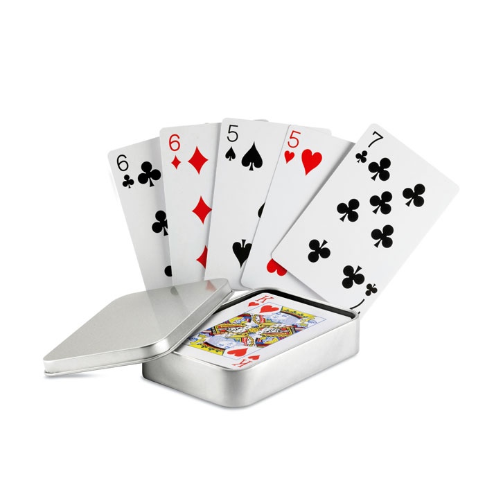 Logotrade promotional merchandise photo of: Playing cards in tin box