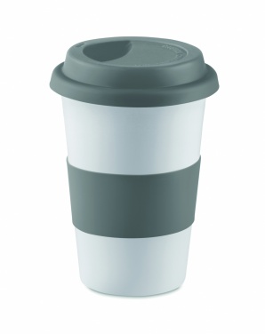 Logotrade promotional item picture of: Ceramic mug w/ lid and sleeve