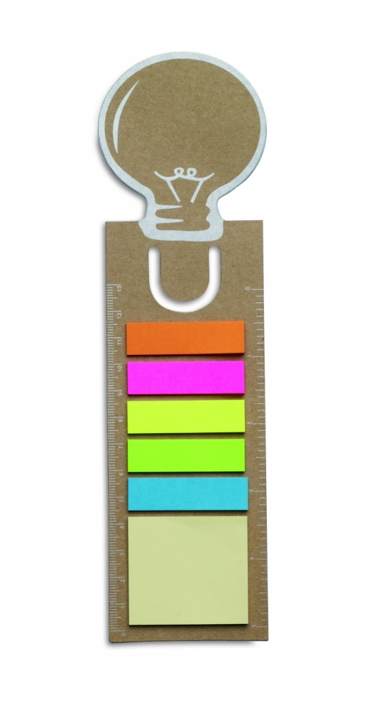 Logotrade promotional gift image of: Bookmark with sticky memo pad