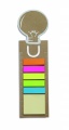 Bookmark with sticky memo pad, Beige