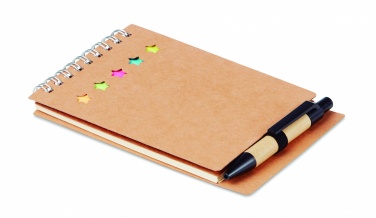 Logotrade promotional gift image of: Notepad with pen and memo pad