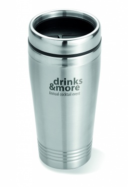 Logo trade advertising products picture of: Double wall travel cup 400ml