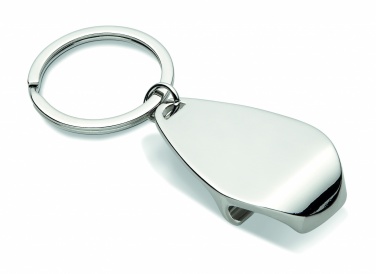 Logotrade advertising products photo of: Bottle opener key ring Tornio