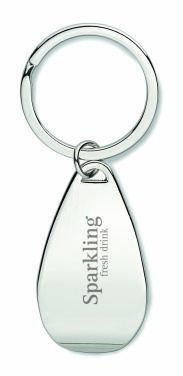 Logo trade advertising products picture of: Bottle opener key ring Tornio