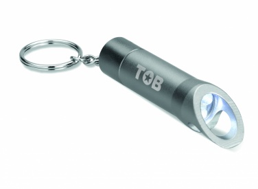 Logotrade advertising products photo of: Metal torch key ring