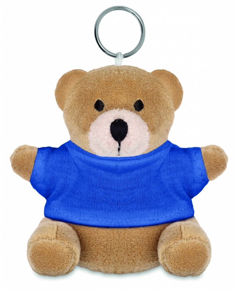 Logo trade promotional items image of: Teddy bear key ring