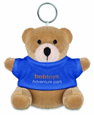 Logo trade promotional giveaways picture of: Teddy bear key ring FINLAND