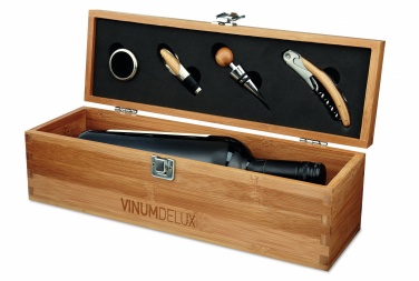 Logotrade promotional merchandise photo of: Wine set in bamboo box