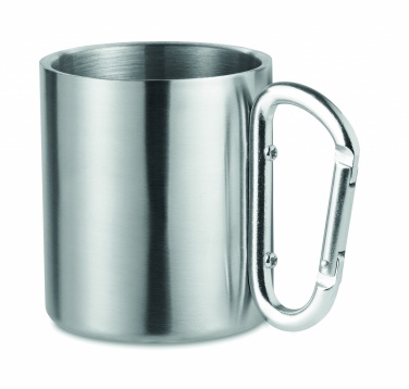 Logotrade promotional merchandise image of: Metal mug & carabiner handle