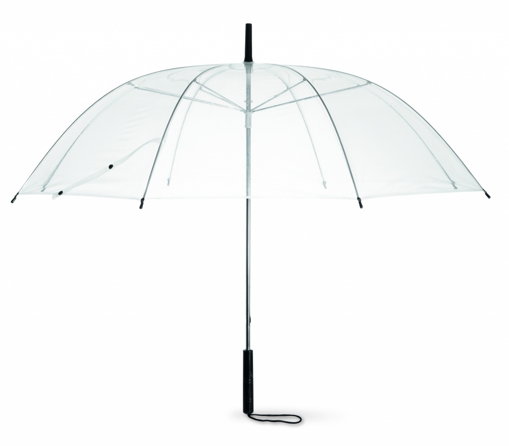 Logo trade promotional giveaways image of: 23 transparent umbrella