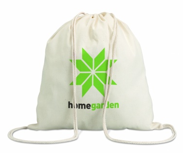 Logo trade corporate gift photo of: 100gr/m² cotton drawstring bag