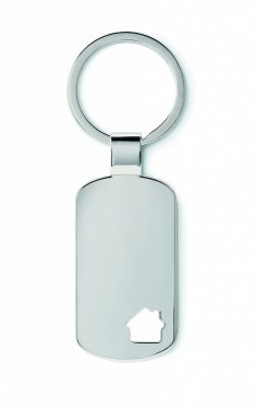 Logotrade advertising product image of: Key ring with house detail Jelgava