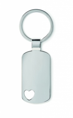 Logotrade corporate gift image of: Key ring with heart detail Jūrmala