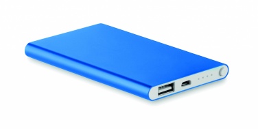 Logotrade advertising product image of: Flat power bank 4000 mAh