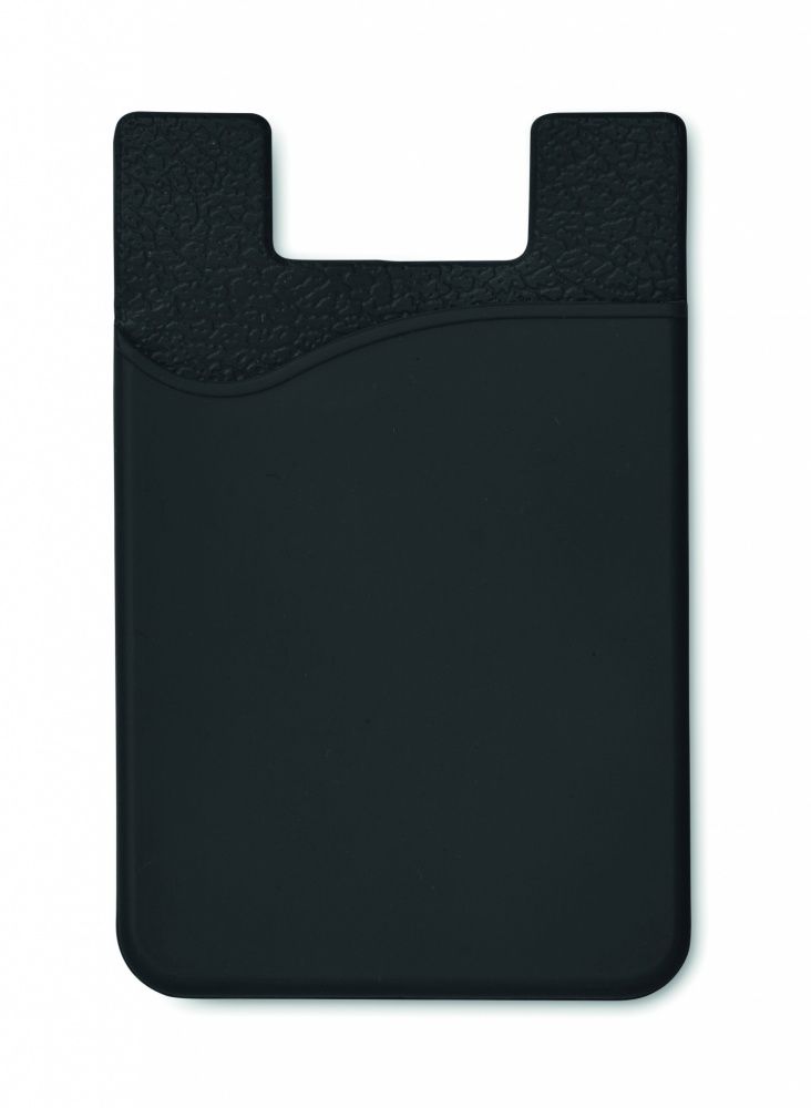 Logo trade promotional merchandise image of: Silicone cardholder