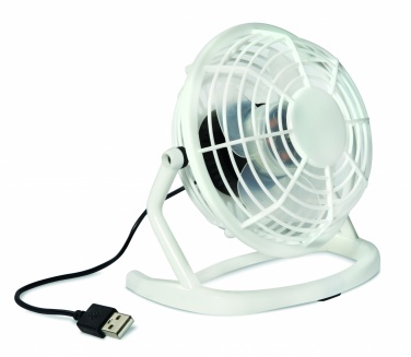 Logo trade business gifts image of: USB fan