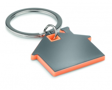 Logotrade promotional merchandise photo of: House shape plastic key ring