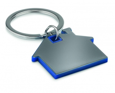 Logo trade promotional products picture of: House shape plastic key ring