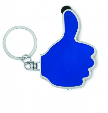 Logo trade promotional item photo of: Thumbs up led light w/key ring