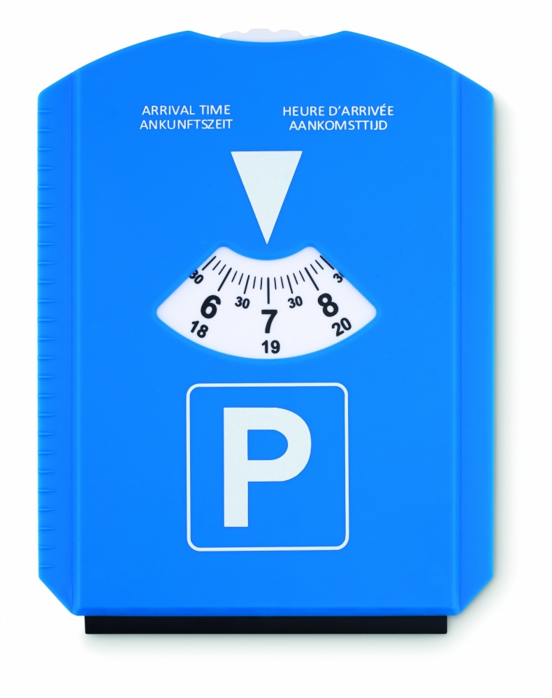 Logo trade business gifts image of: Ice scraper in parking card