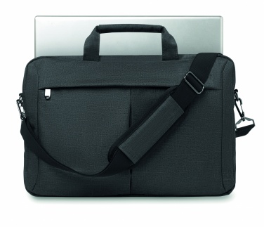 Logo trade promotional merchandise image of: Laptopbag in 360D polyester