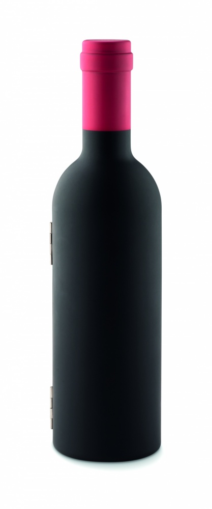 Logo trade promotional merchandise photo of: Bottle shape wine set