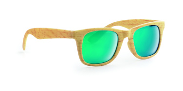 Logotrade promotional product picture of: Wooden look sunglasses MAARDU